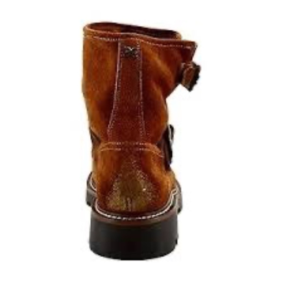NEW SAM EDELMAN women's kinsley boots in amber brown 7.5 - Picture 4 of 6